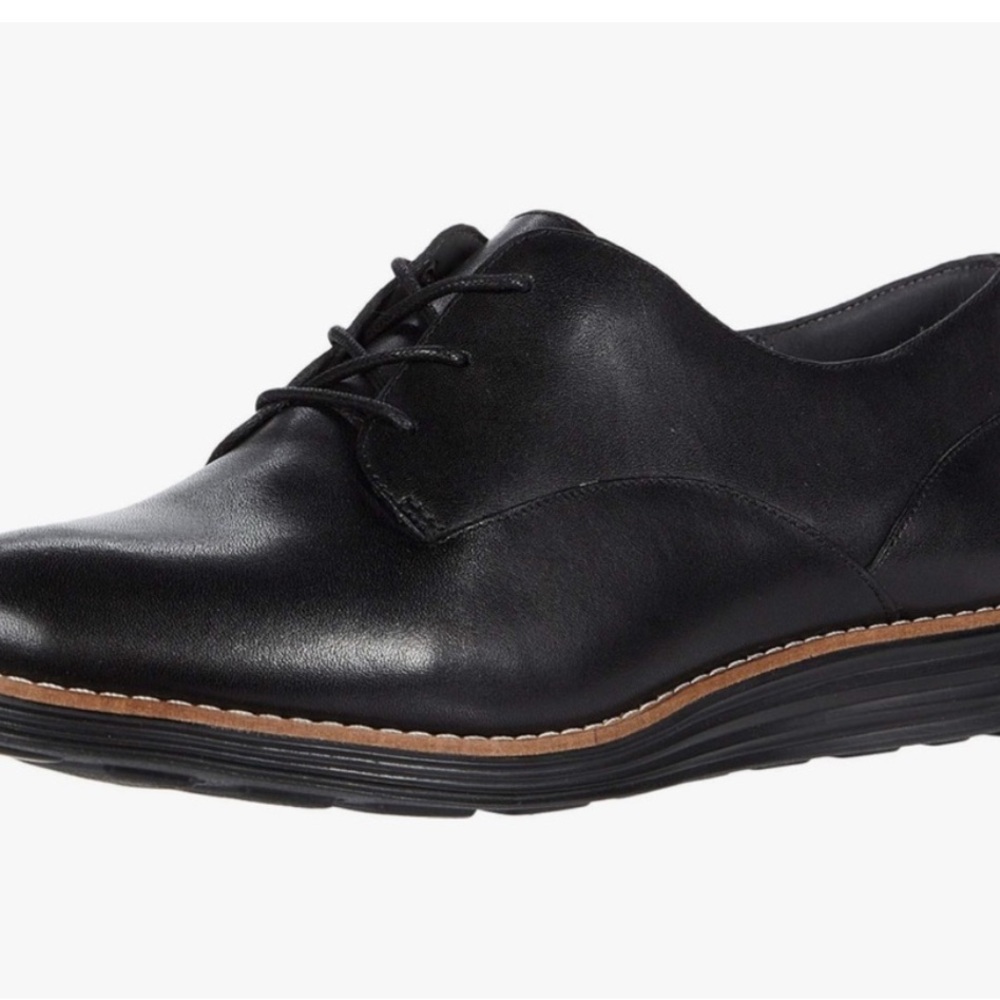 Cole Haan Black Leather Flats